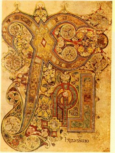 Chi Ro page from the Book of Kells